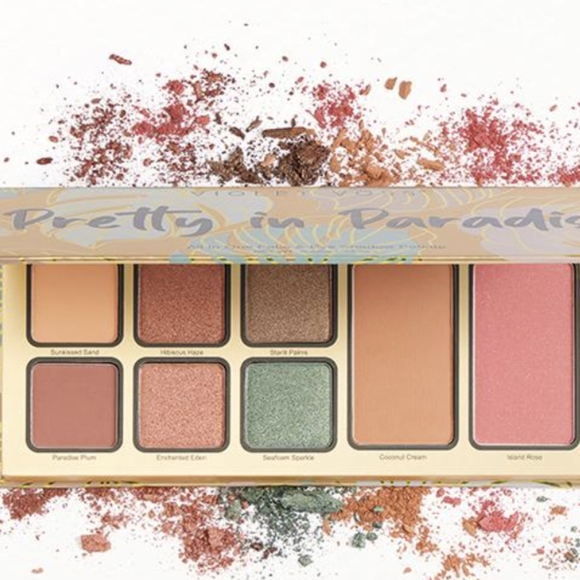 Makeup Clearance NWT NIB Violet Voss Pretty In Paradise Face & Shadow Palette - Picture 1 of 4
